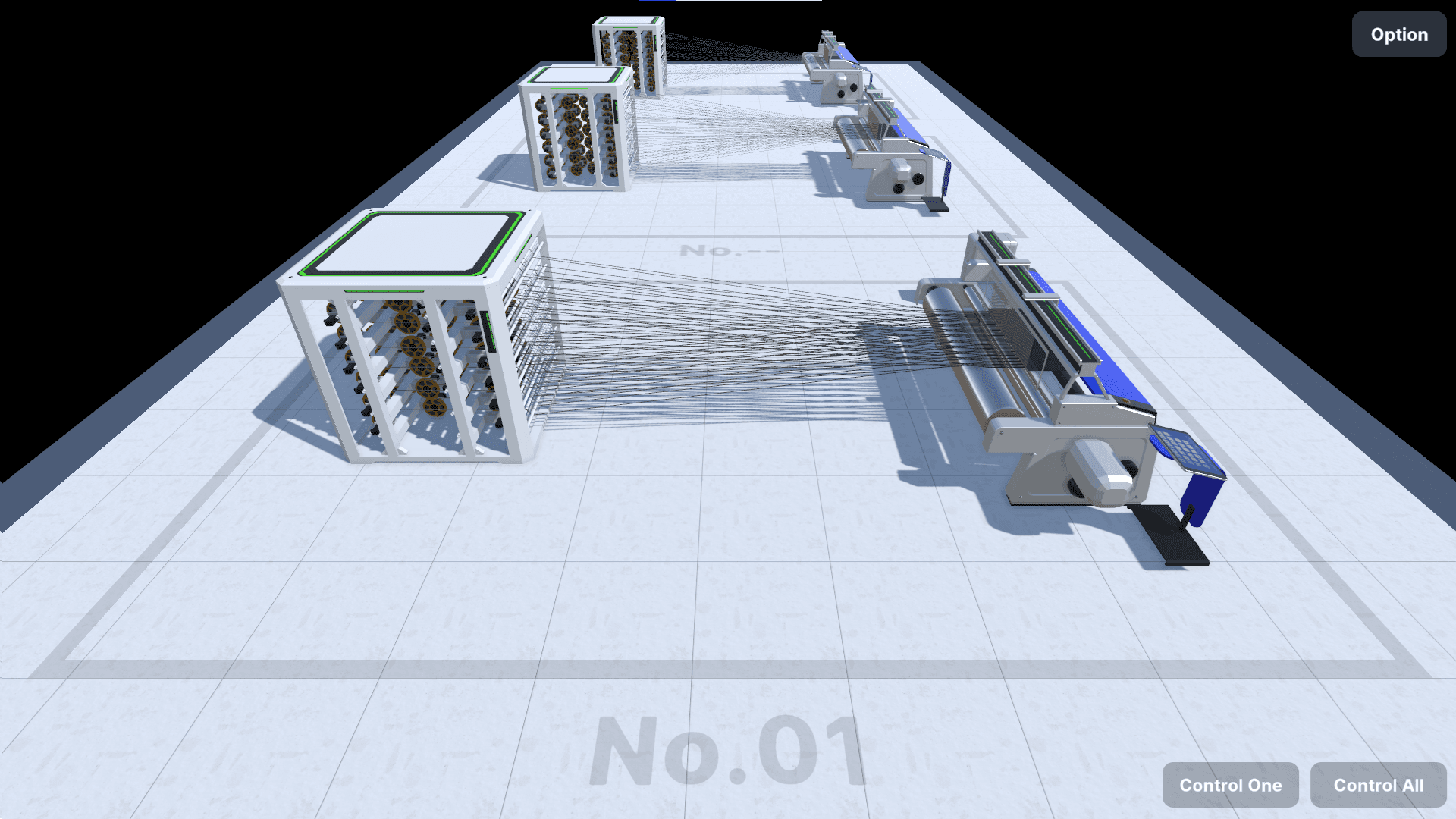 63개 크릴 실 공급 3D 뷰